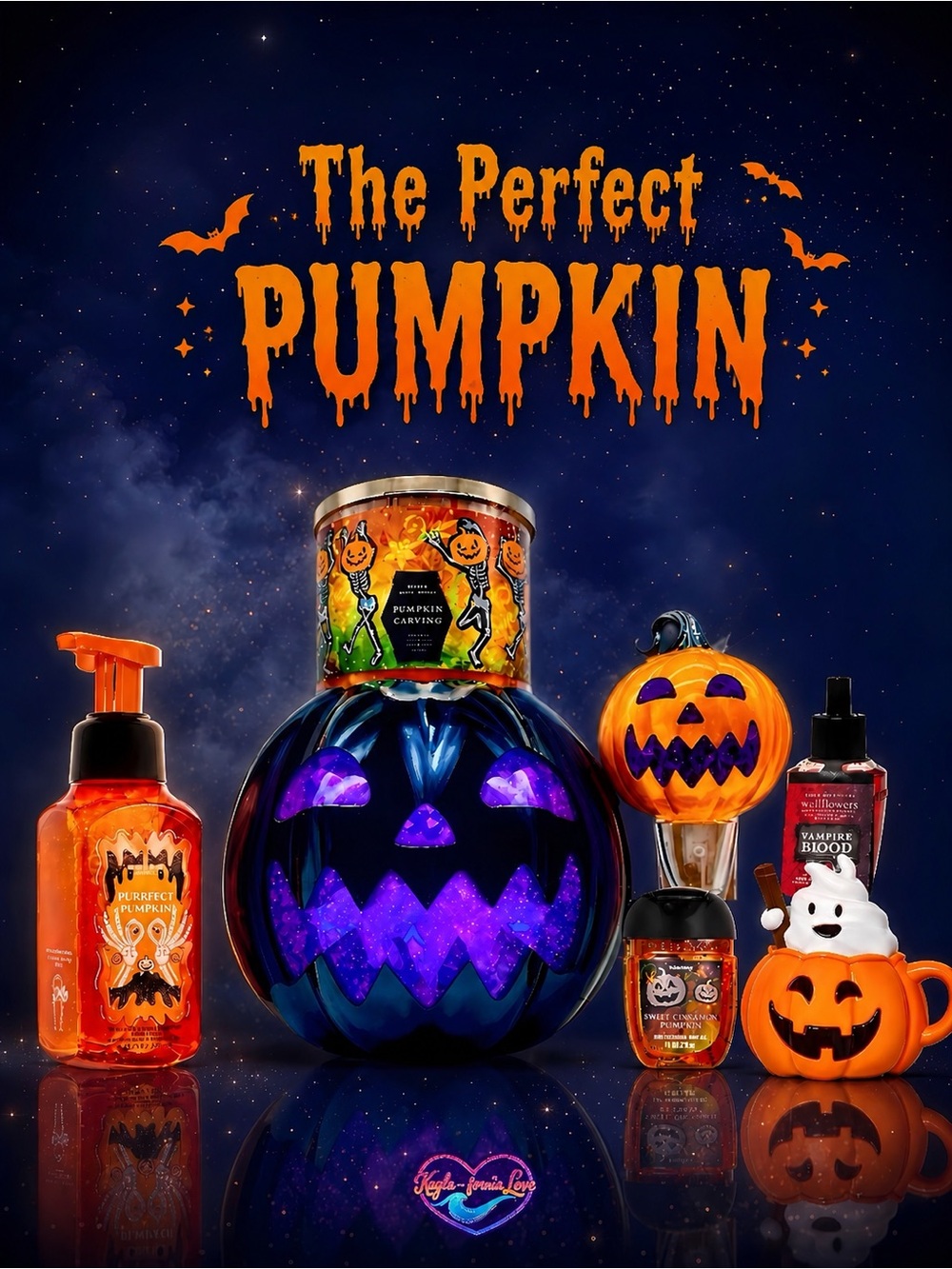 BBW 🎃 The Perfect Pumpkin Light-Up Halloween 7-Piece Set